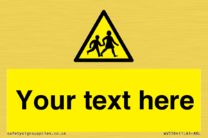 WV5584: Custom Warning children Sign