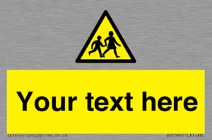 WV5584: Custom Warning children Sign