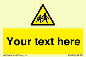 WV5584: Custom Warning children Sign