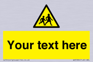 WV5584: Custom Warning children Sign