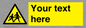 WV5584: Custom Warning children Sign