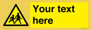 WV5584: Custom Warning children Sign