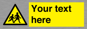 WV5584: Custom Warning children Sign