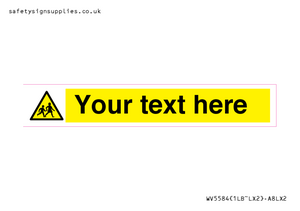 WV5584: Custom Warning children Sign