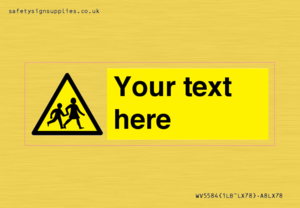 WV5584: Custom Warning children Sign