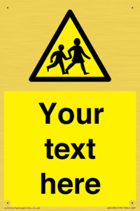 WV5584: Custom Warning children Sign