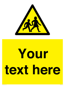 WV5584: Custom Warning children Sign