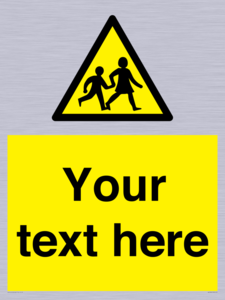 WV5584: Custom Warning children Sign