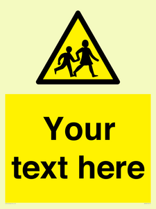 WV5584: Custom Warning children Sign
