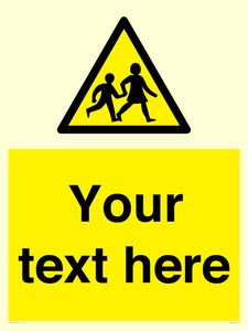 WV5584: Custom Warning children Sign