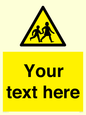 WV5584: Custom Warning children Sign