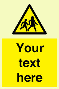 WV5584: Custom Warning children Sign