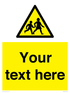 WV5584: Custom Warning children Sign