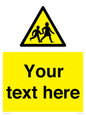 WV5584: Custom Warning children Sign