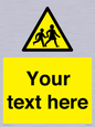 WV5584: Custom Warning children Sign