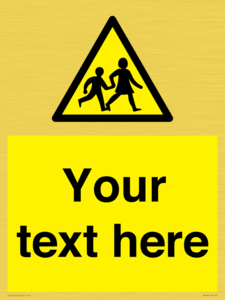 WV5584: Custom Warning children Sign