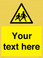 WV5584: Custom Warning children Sign