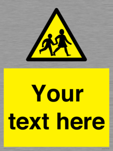 WV5584: Custom Warning children Sign