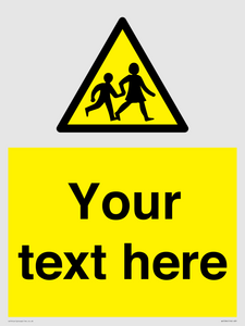 WV5584: Custom Warning children Sign