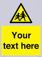 WV5584: Custom Warning children Sign