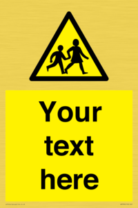 WV5584: Custom Warning children Sign