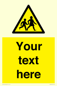 WV5584: Custom Warning children Sign