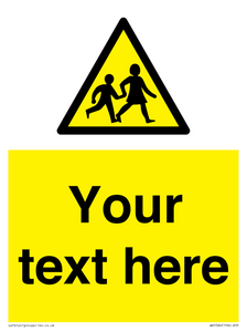 WV5584: Custom Warning children Sign