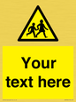 WV5584: Custom Warning children Sign