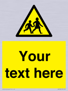 WV5584: Custom Warning children Sign