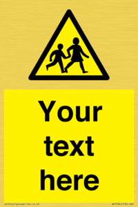 WV5584: Custom Warning children Sign