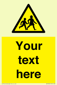 WV5584: Custom Warning children Sign