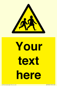 WV5584: Custom Warning children Sign