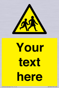 WV5584: Custom Warning children Sign