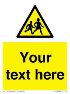 WV5584: Custom Warning children Sign