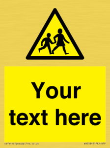 WV5584: Custom Warning children Sign