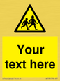 WV5584: Custom Warning children Sign