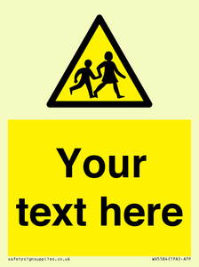 WV5584: Custom Warning children Sign