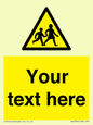 WV5584: Custom Warning children Sign