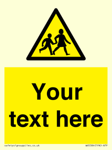 WV5584: Custom Warning children Sign