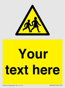 WV5584: Custom Warning children Sign