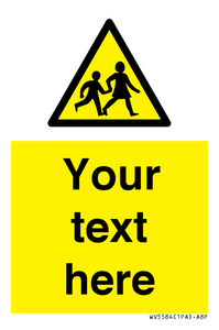 WV5584: Custom Warning children Sign