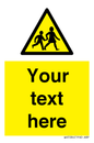WV5584: Custom Warning children Sign