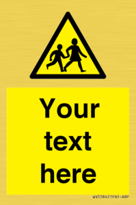 WV5584: Custom Warning children Sign