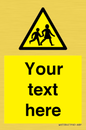 WV5584: Custom Warning children Sign