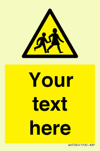 WV5584: Custom Warning children Sign