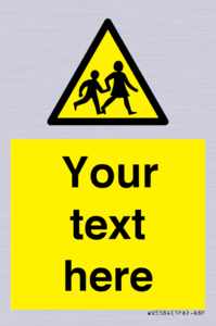WV5584: Custom Warning children Sign