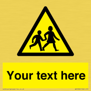 WV5584: Custom Warning children Sign