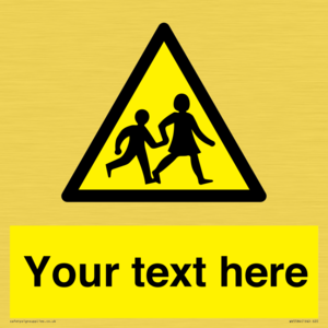 WV5584: Custom Warning children Sign
