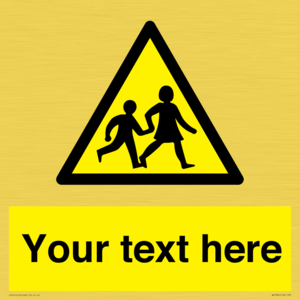WV5584: Custom Warning children Sign