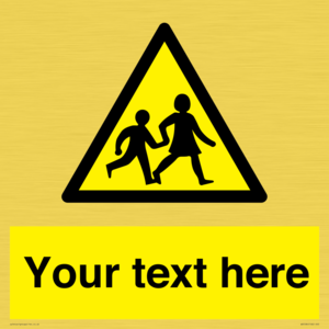 WV5584: Custom Warning children Sign